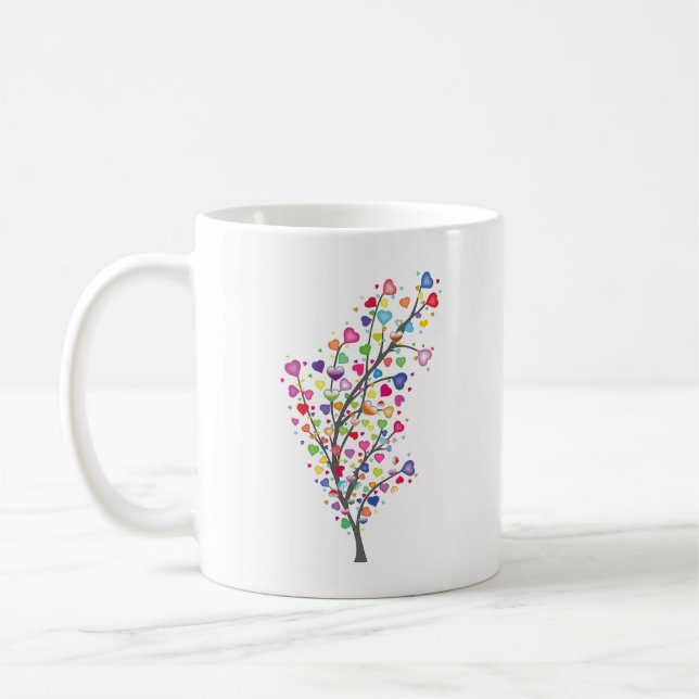 Taza De Café Árbol de amor y armonía (Izquierda)