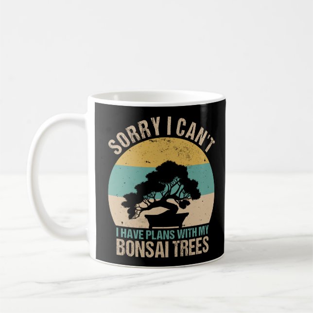 Taza De Café Árbol de Bonsai - Jardinería en las plantas interi (Izquierda)