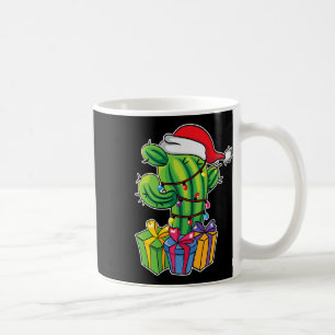 Taza De Café Árbol De Cactus Con Regalos - Navidad Mexicana En