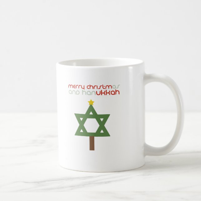 TAZA DE CAFÉ ÁRBOL DE CHRISTMUKKAH (Derecha)