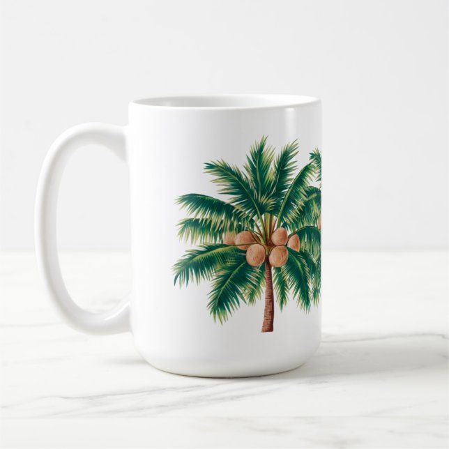 Taza De Café Árbol de coco (Izquierda)