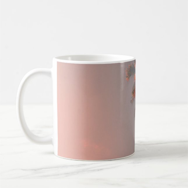 Taza De Café Árbol de coco verde (Izquierda)