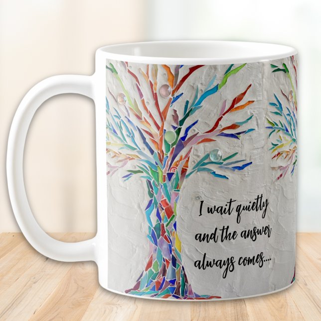 Taza De Café Árbol de comillas inspiradoras (Subido por el creador)