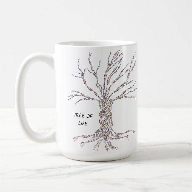 TAZA DE CAFÉ ÁRBOL DE LA DNA (Izquierda)