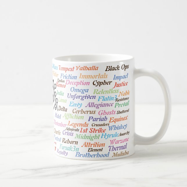 Taza De Café Árbol de la historia de UEG (Derecha)