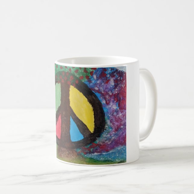 Taza de café Árbol de la Paz (Anverso derecho)