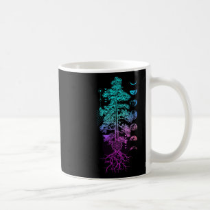Taza De Café Árbol De La Vida Fases De La Luna Yoga Chakra Rega