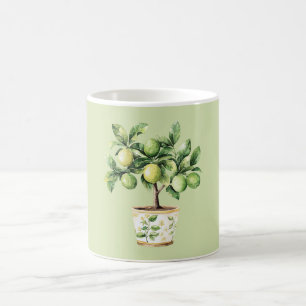 Taza De Café Árbol de Lima Verde