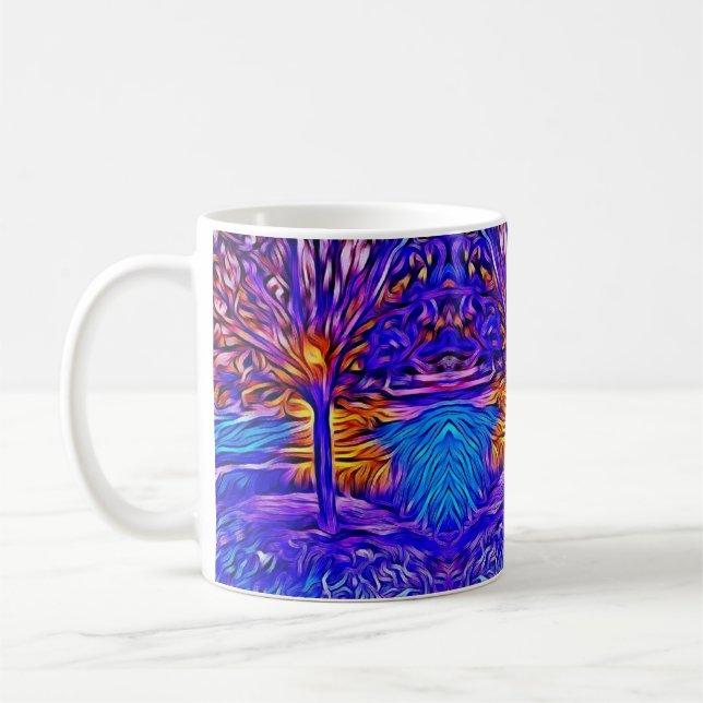 Taza De Café Árbol de medianoche (Izquierda)