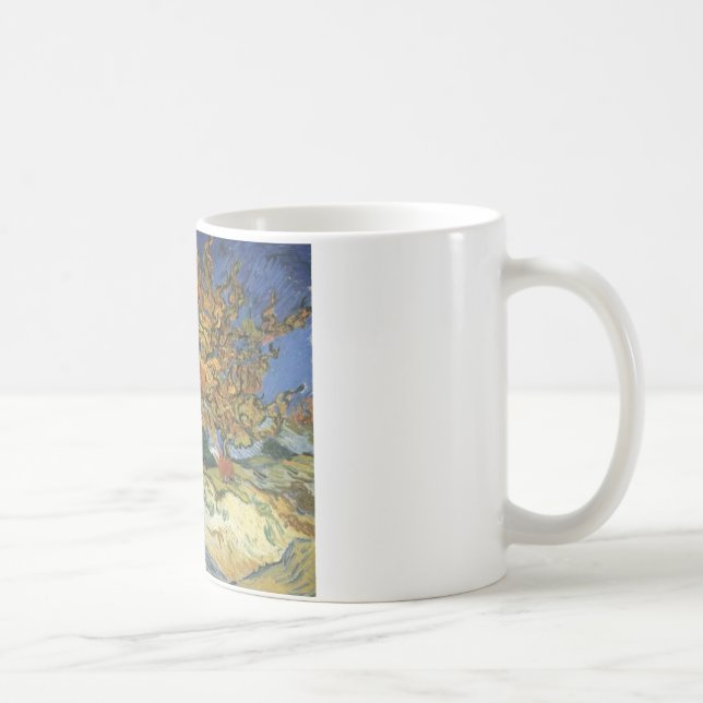 Taza De Café Árbol de moras por van Gogh (Derecha)