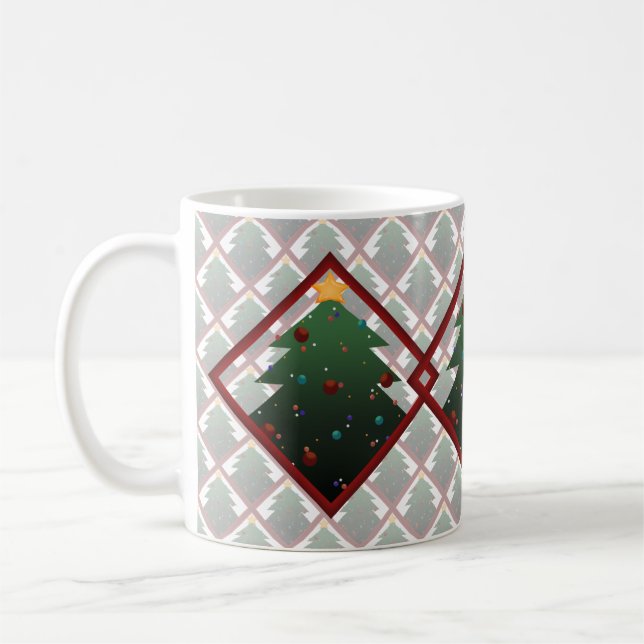 Taza De Café Árbol de Navidad (Izquierda)