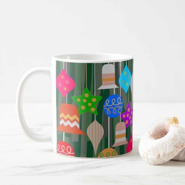 Taza De Café Árbol de Navidad (Con donut)
