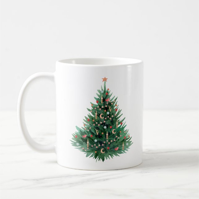 Taza De Café árbol de Navidad (Izquierda)