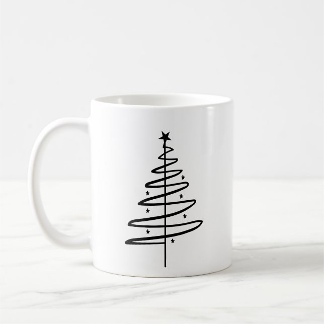 Taza De Café árbol de Navidad (Izquierda)