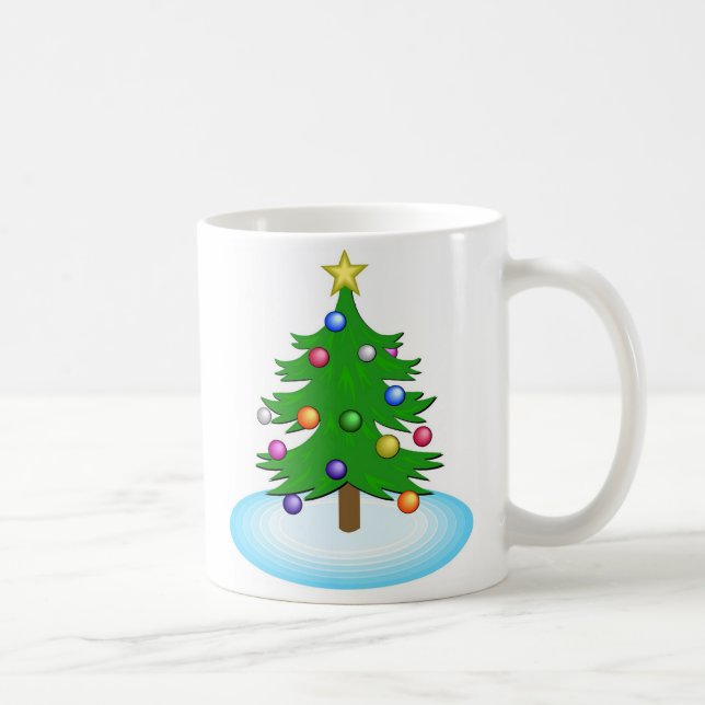 Taza De Café Árbol de navidad (Derecha)