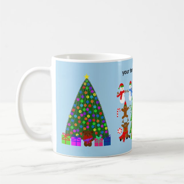 Taza De Café Árbol de Navidad #2 Mug (Izquierda)