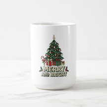 Árbol de Navidad Alegre y Brillante