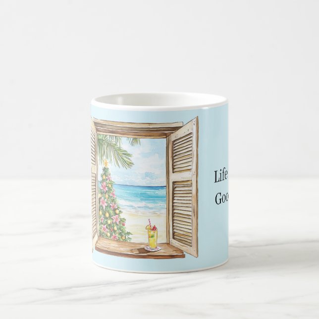 Taza De Café Árbol de Navidad Aloha (Centro)