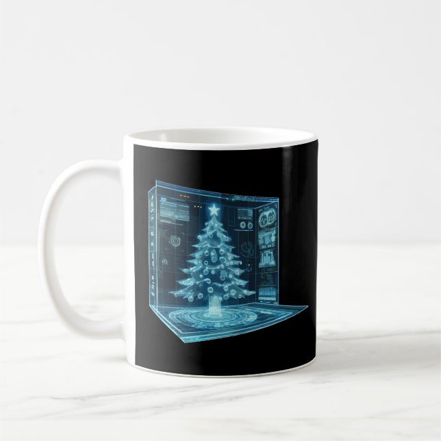 Taza De Café Árbol de Navidad artificial (Izquierda)