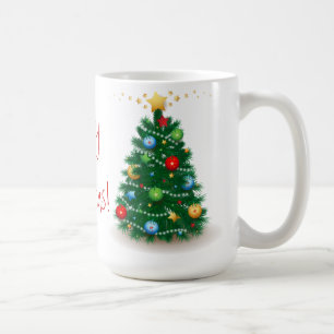 Taza De Café Árbol de Navidad, barba