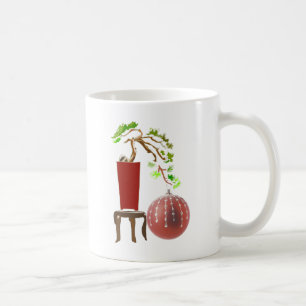 Taza De Café Árbol de Navidad Bonsai