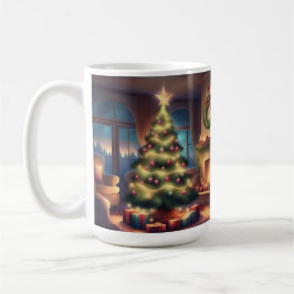 Taza De Café Árbol de Navidad cálido