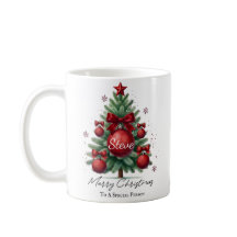 Árbol de Navidad con Nombre Personalizado Regalo E