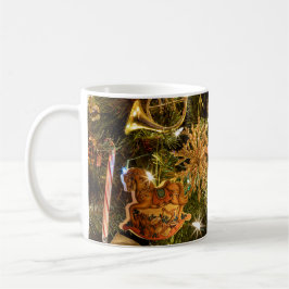 Taza De Café Árbol de Navidad de 5183 con ornamentos y luces