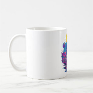 Taza De Café Árbol de Navidad de Dinosaurio Cuadros de Búfalo T