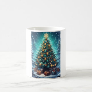 Taza De Café Árbol de Navidad de fantasía