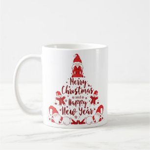 Taza De Café Árbol de Navidad de Gnome y Pan de Jengibre