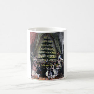 Taza De Café Árbol de Navidad de la Reina Victoria