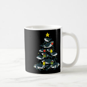 Taza De Café Árbol de Navidad de las Orcas Asesinas Xmas Mujere