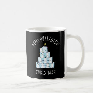 Taza De Café Árbol de Navidad de Papel Higiénico Feliz Cuarente