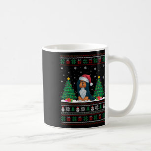 Taza De Café Árbol de navidad de perro haitiano de Santa Hat il