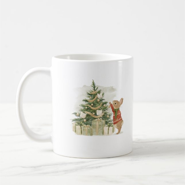 Taza De Café Árbol de Navidad de Peter Rabbit (Izquierda)