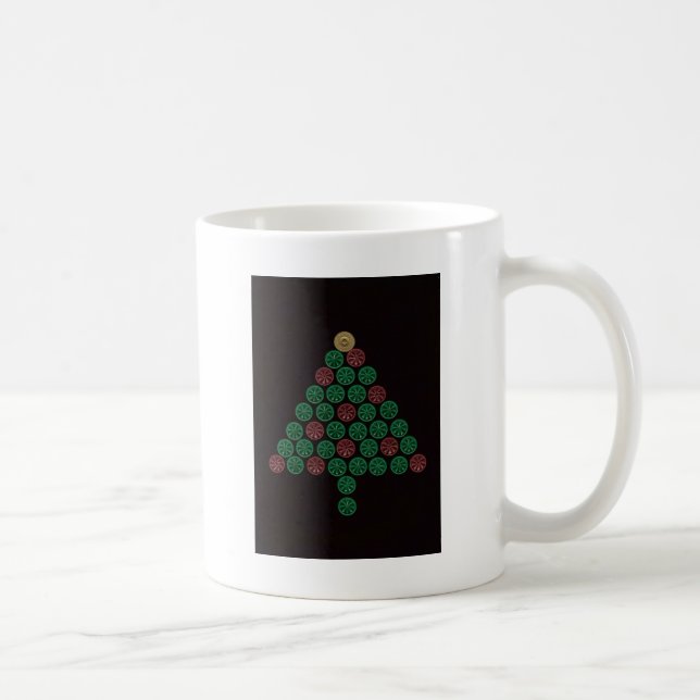 Taza De Café Árbol de navidad de Shell de escopeta (Derecha)