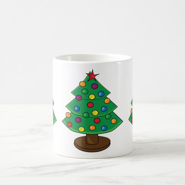 Taza De Café Árbol de Navidad de tres niveles (Centro)