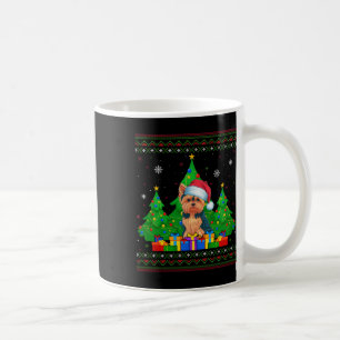 Taza De Café Árbol de Navidad delicioso dulce Santa Hat Yorkie 