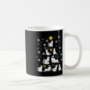 Taza De Café Árbol de Navidad Gatos Cute Gato Amante Navidad In