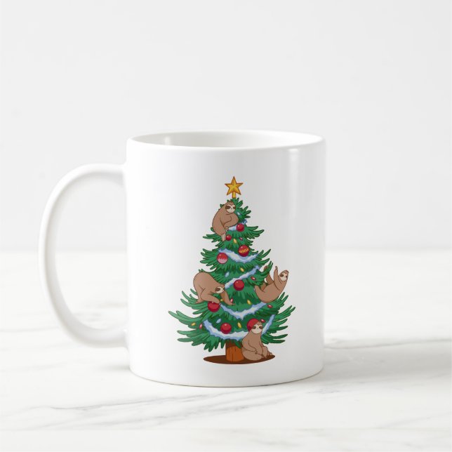 TAZA DE CAFÉ ÁRBOL DE NAVIDAD LIGERO (Izquierda)