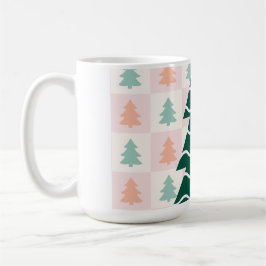 Taza De Café Árbol de Navidad lindo diseño de vacaciones.