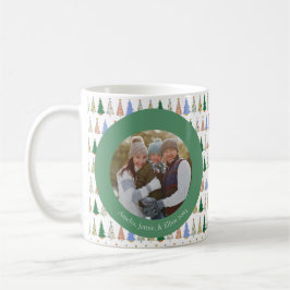 Taza De Café Árbol de Navidad lindo Personalizado de familia ve