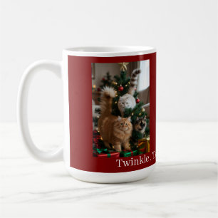 Taza De Café Árbol de Navidad para Gatos, Nombres de Imágenes T