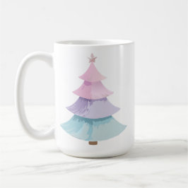 Taza De Café Árbol de Navidad Pastel