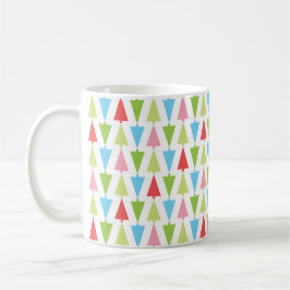 Taza De Café Árbol de Navidad Patrón de vacaciones moderno Mult
