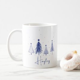 Taza De Café Árbol de Navidad personalizado