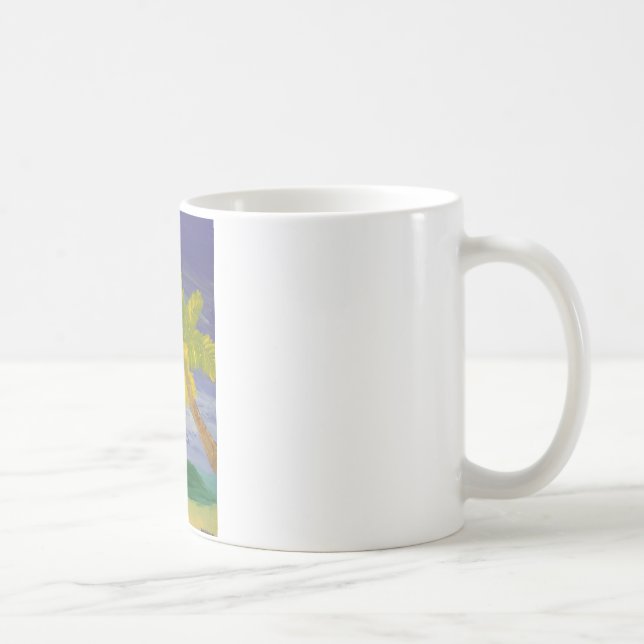 Taza De Café Árbol de palma (Derecha)
