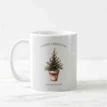 árbol de piña de Navidad rústico personalizado par