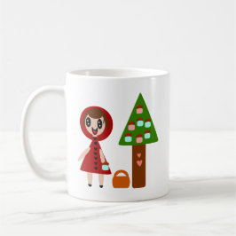 Taza De Café Árbol de tortas y chica